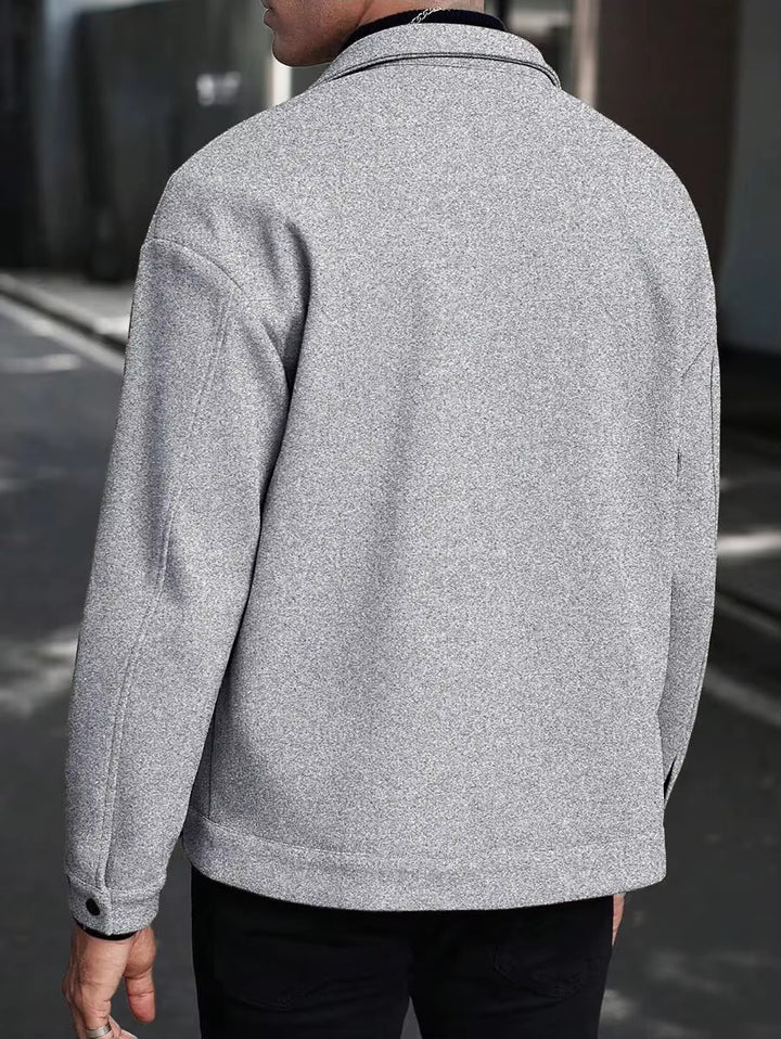 Savoni Wool Button-Up Jacket