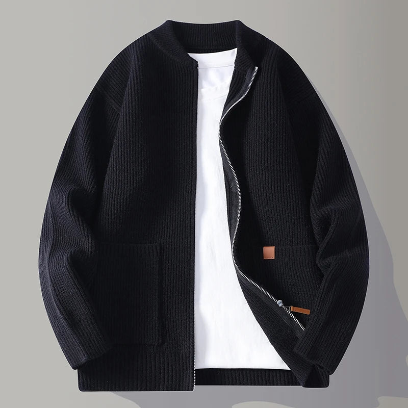 Arden Wool Zip-Up Sweater