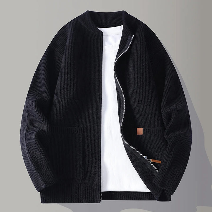 Arden Wool Zip-Up Sweater