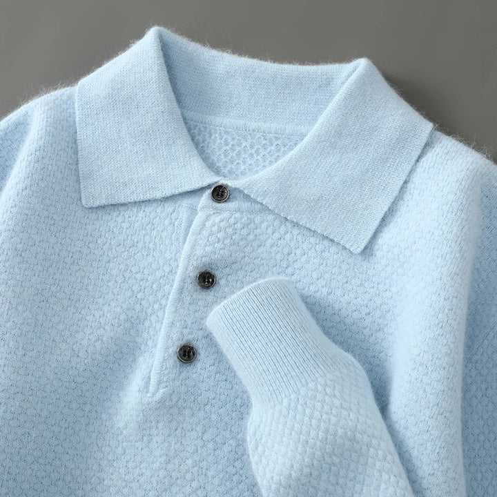 Savoni Cashmere Button-Up