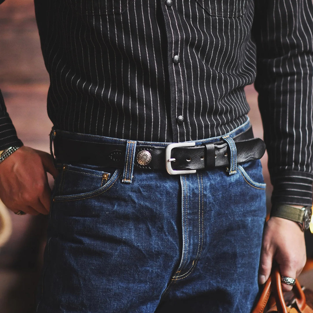 Handcrafted Leather Western Belt