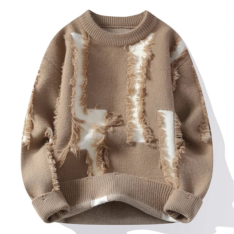 Camden Frayed Knit Sweater