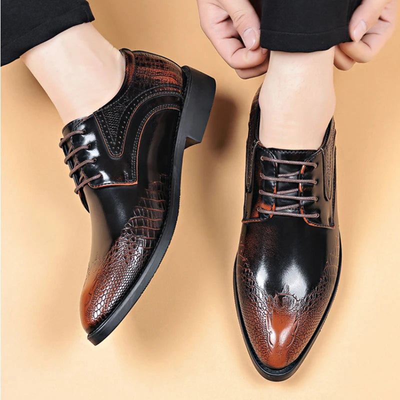 Savoni Crocodile Oxfords