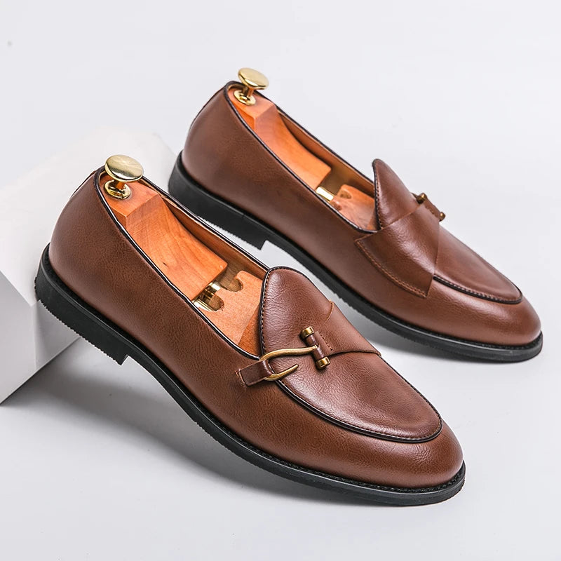 Savoni Leather Loafers