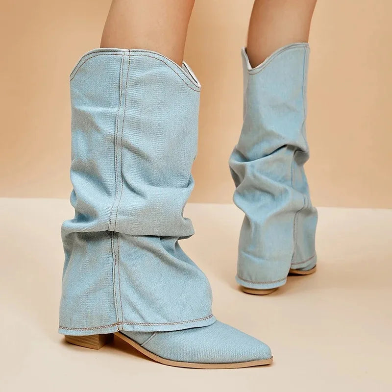 Savona Denim Boots