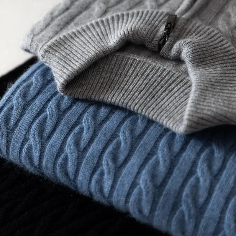 Savoni Wool Quarter-Zip