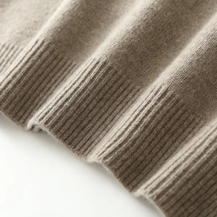 Savoni Wool Quarter-Zip Sweater