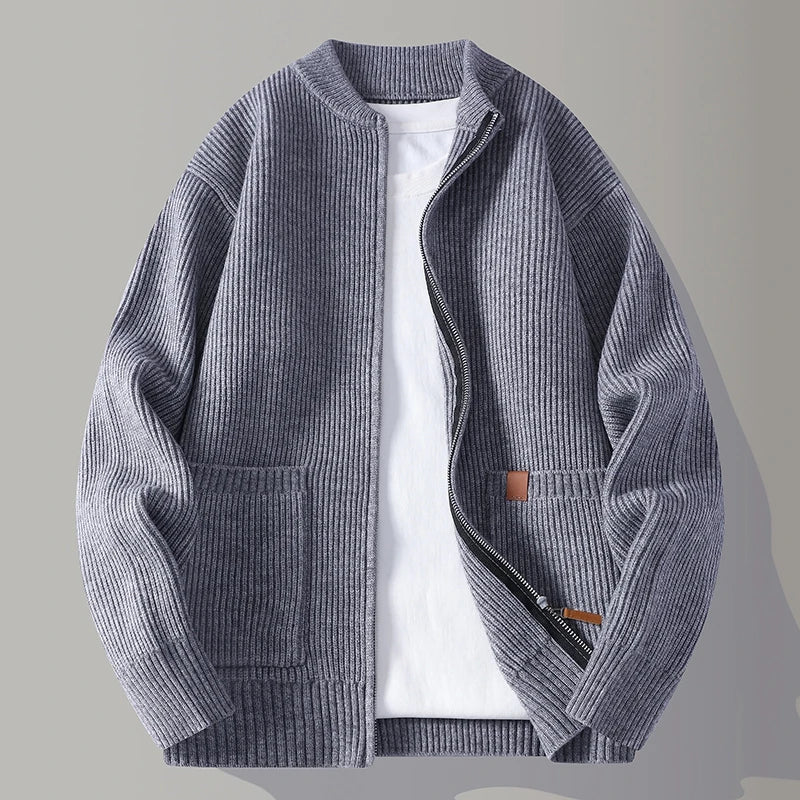 Arden Wool Zip-Up Sweater