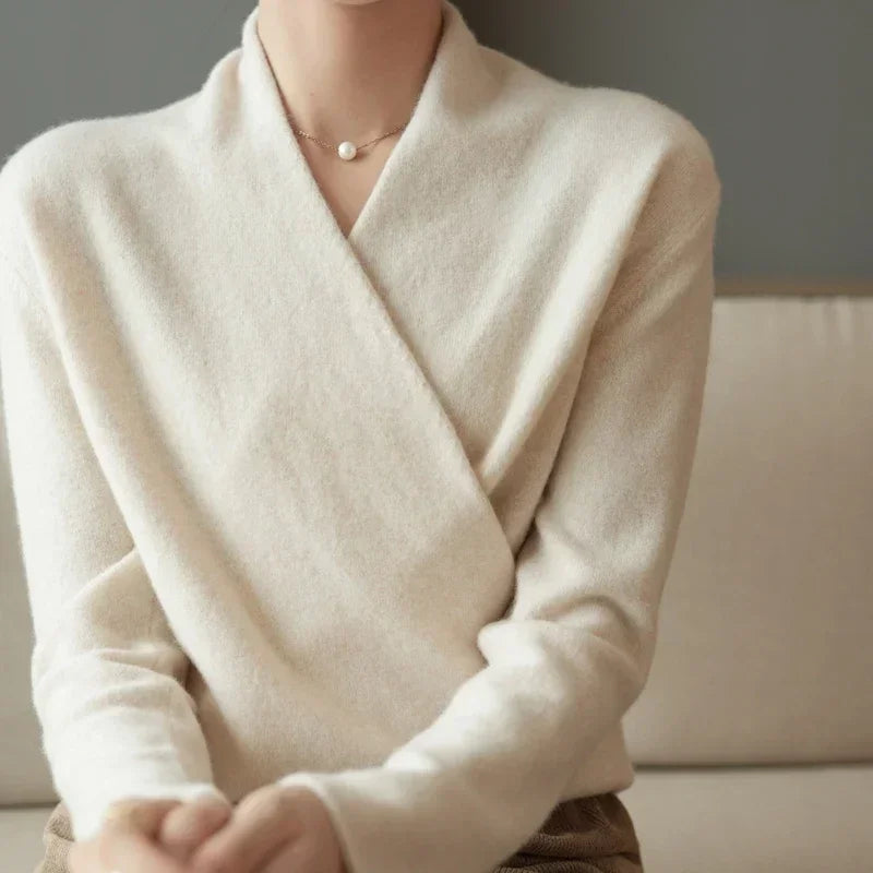 Sophia Wool V-Neck Sweater