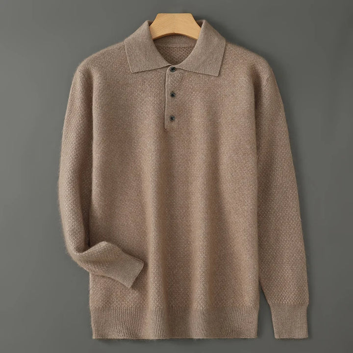 Savoni Cashmere Button-Up
