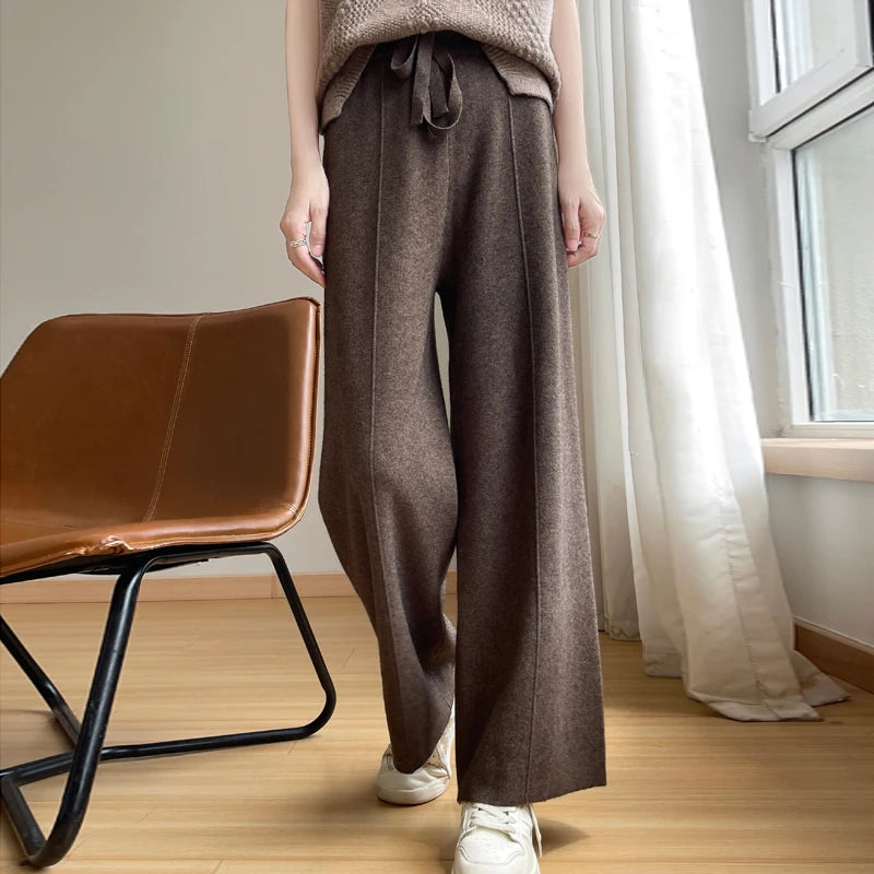 Sophia Bow Knitted Pants