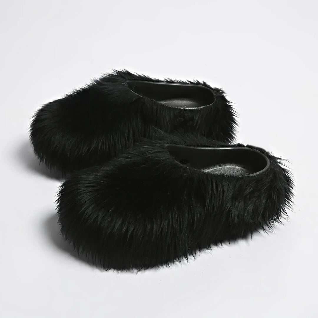 Elara Fur Mules