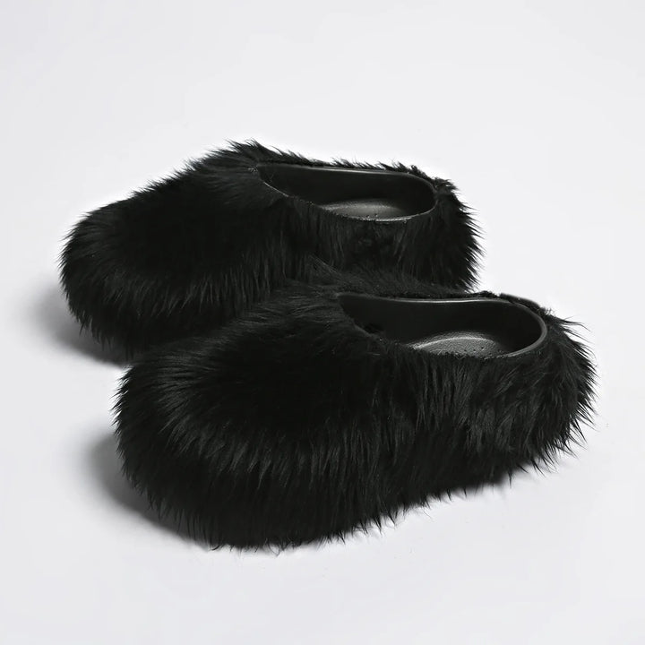 Elara Fur Mules