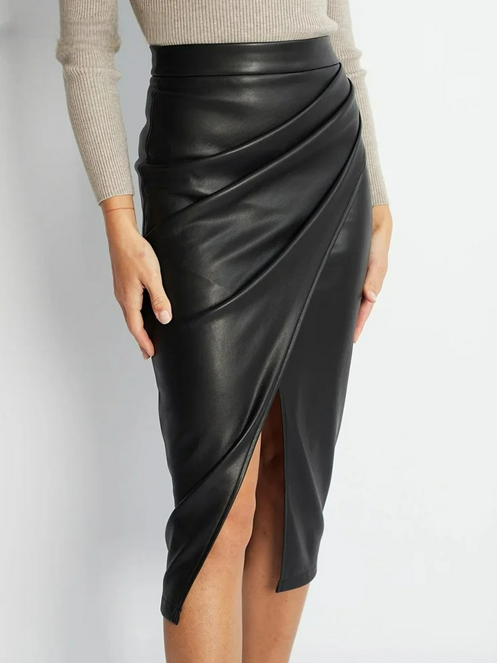 Aria Front-Slit Skirt