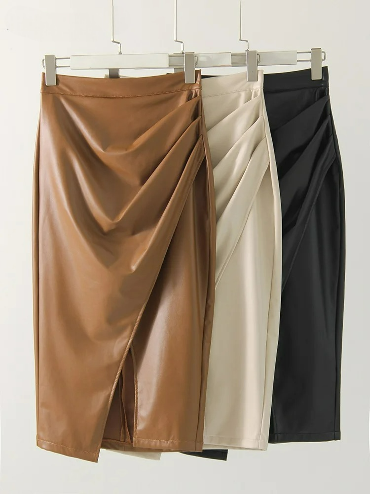 Aria Front-Slit Skirt